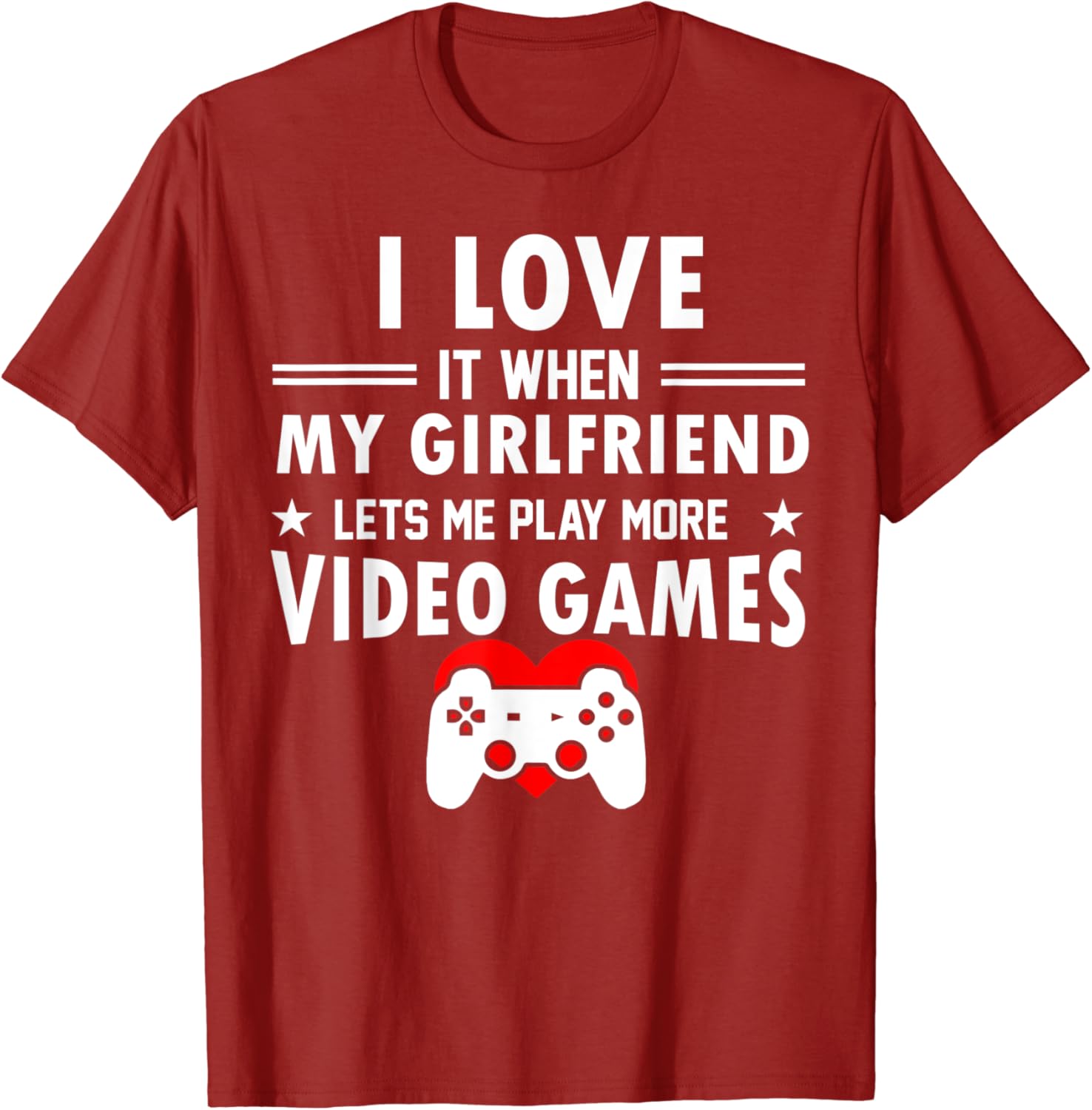 I love It when my Girlfriend Lets me Play Video Games TShirt